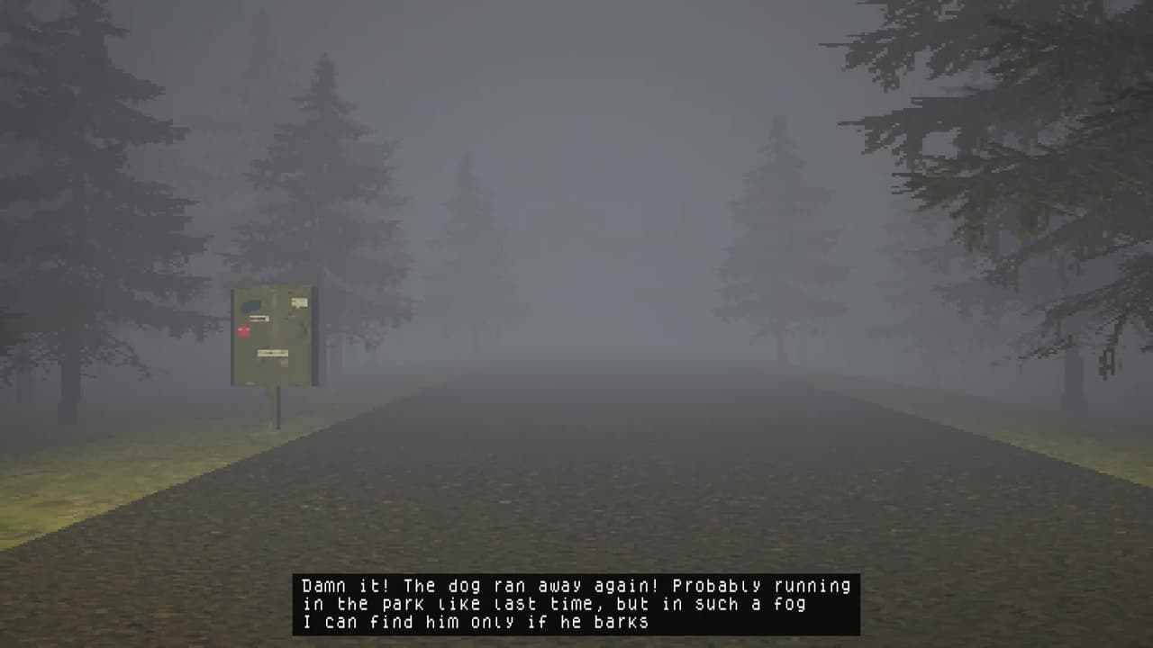 Dog in the Fog