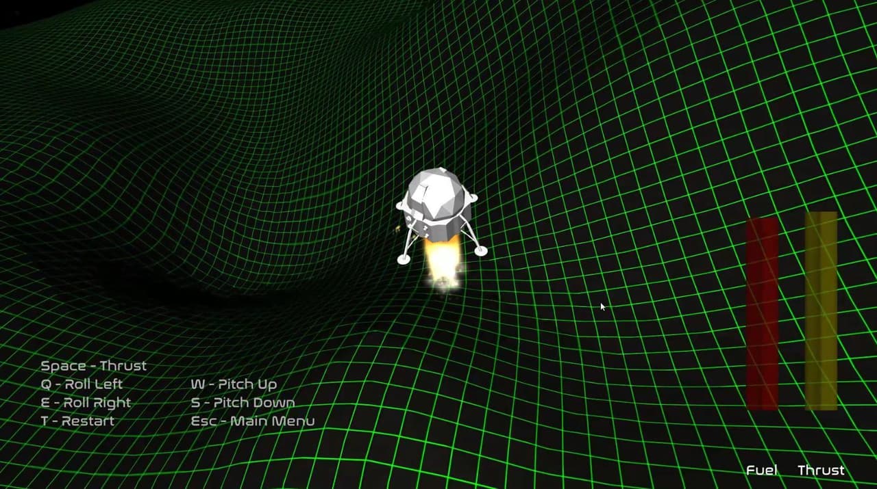 Moon Lander (jamiemair) screenshot 2