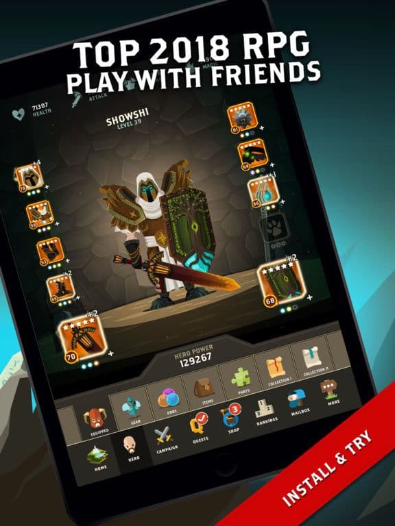 Questland: Turn Based RPG screenshot 2