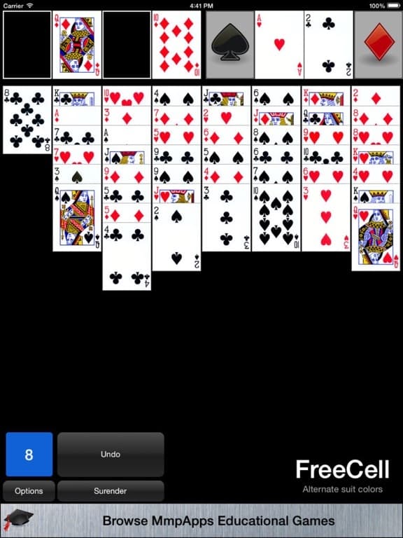 FreeCell & Eight Off screenshot 4