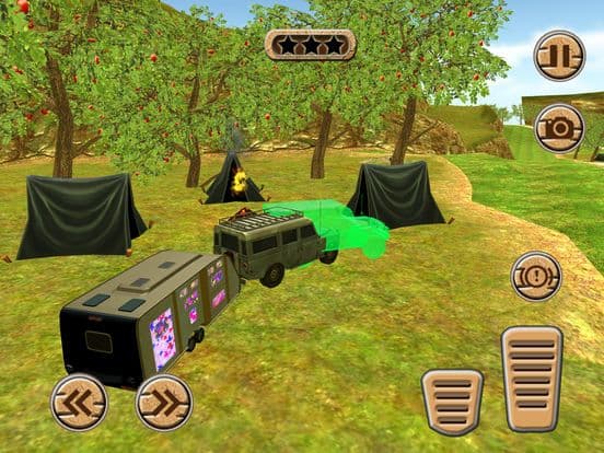 Picnic Camper Van 3D Drive Day