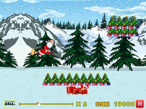 Amazing Santa Racing Skateboard Game screenshot 3