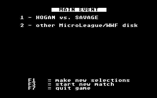 MicroLeague Wrestling screenshot 6