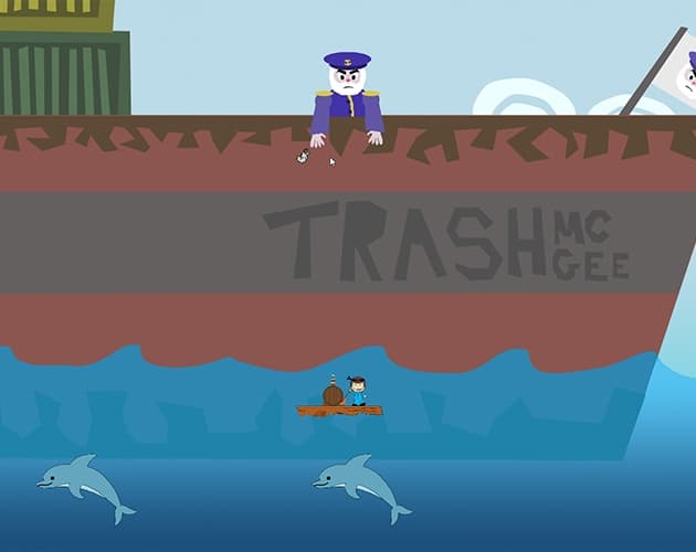 Trashing cpt. Trash mcGee
