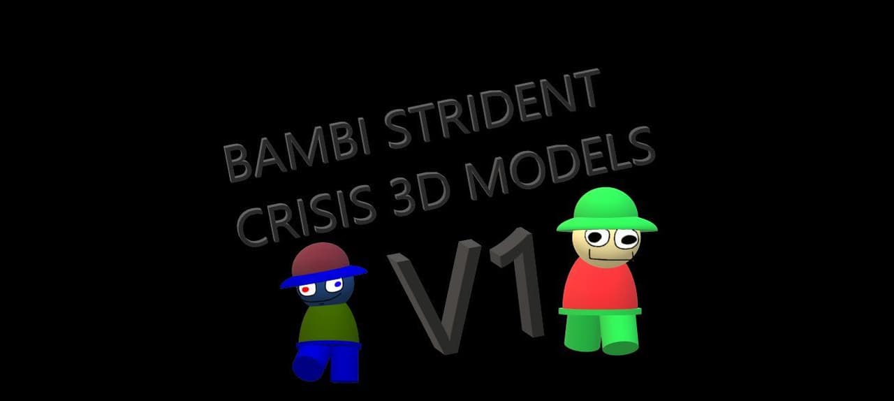 Fnf Bambi Strident Crisis 3d Models
