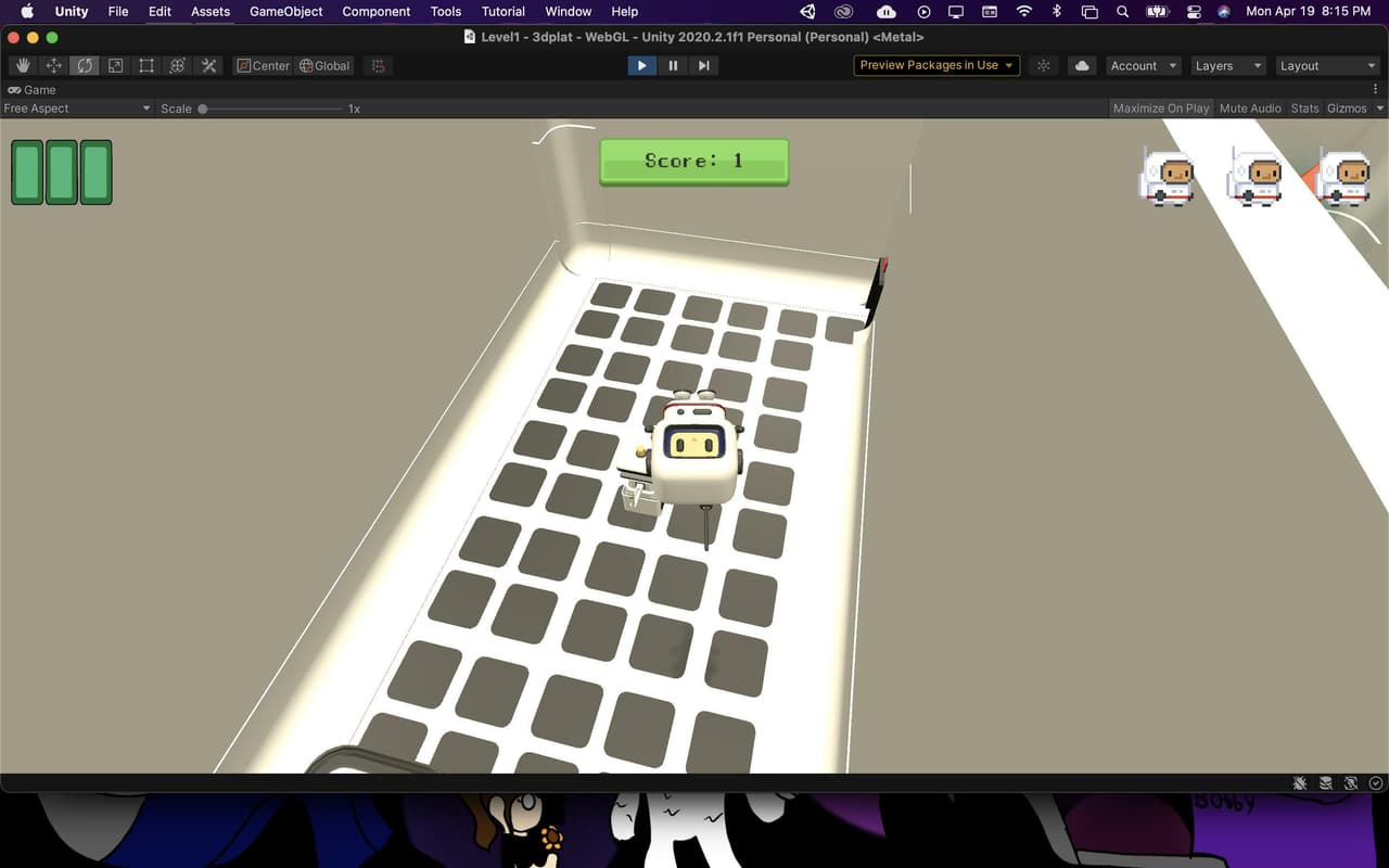 3D Platformer (colbytway) screenshot 2