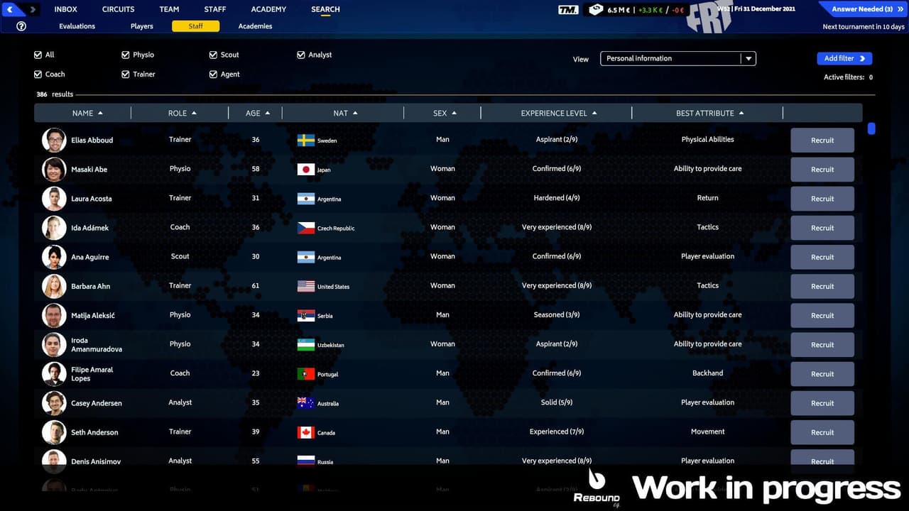 Tennis Manager 2023