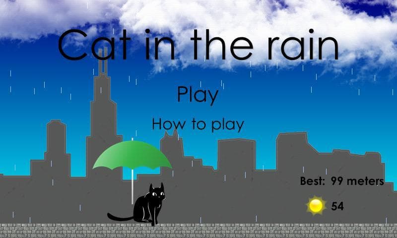 Cat in the rain screenshot 3