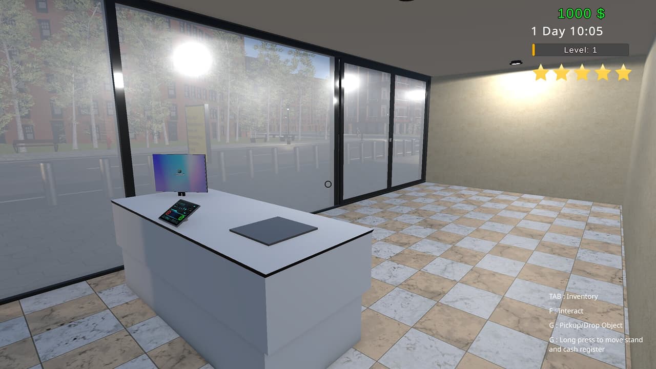 Electronic shop simulator screenshot 3