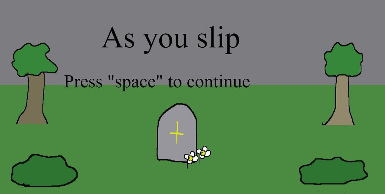 As you slip
