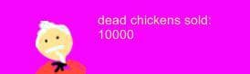 sell dead chickens