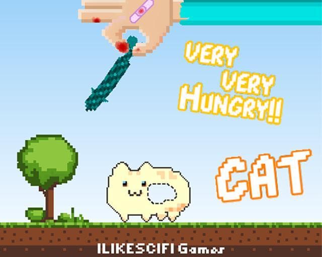 Very Very Hungry Cat