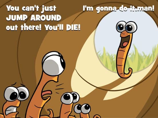 Jumpy Worm screenshot 2