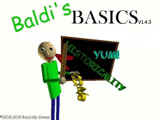 Baldis basics but something is wrong.. screenshot 2