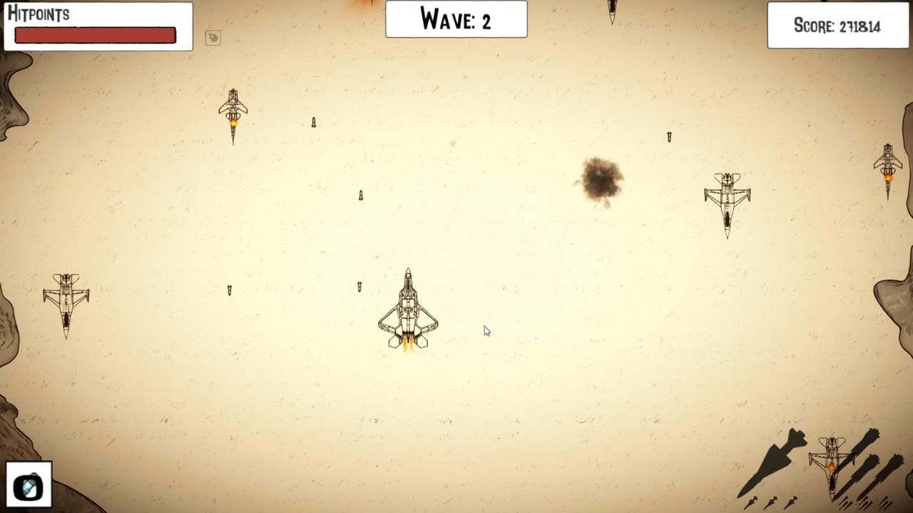 Aircraft Sketch Shooter (itch) screenshot 2