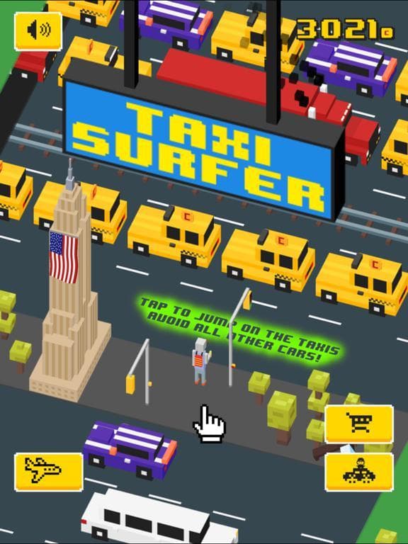 Taxi Surfer - Endless Arcade Jumper screenshot 2