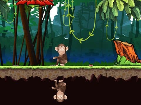 Banana Monkey Jump - A Best Fun addictive dodge rocks jumping game experience screenshot 3