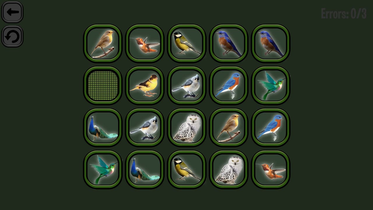 Animals Memory: Birds screenshot 2