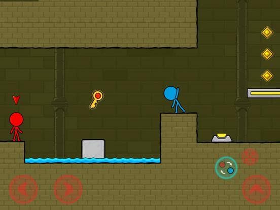 Red & Blue Stickman screenshot 3