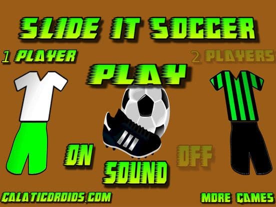 Slide It Soccer table football