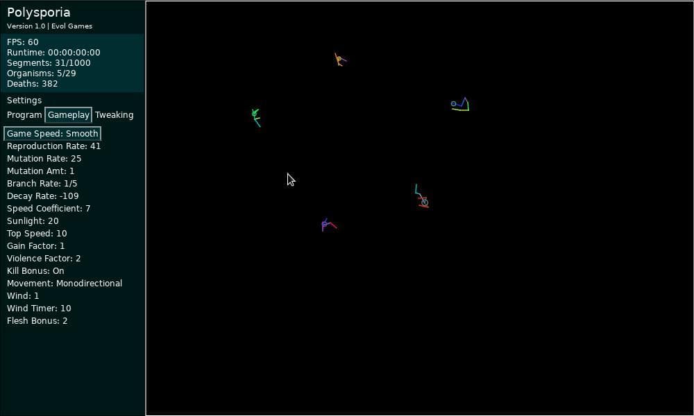 Polysporia: Swarming Evolution Simulator screenshot 4
