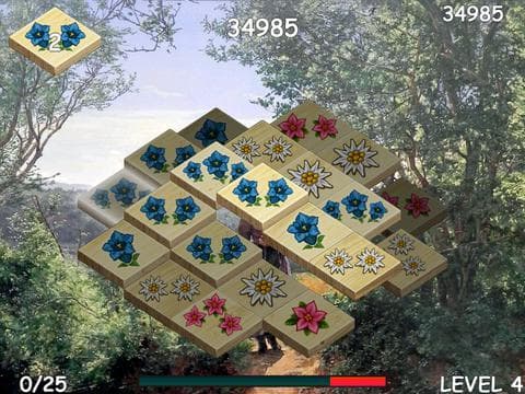 Mahjong: Alpine story HD Free screenshot 2