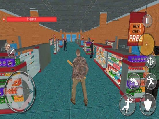 Crime Gangster Supermarket