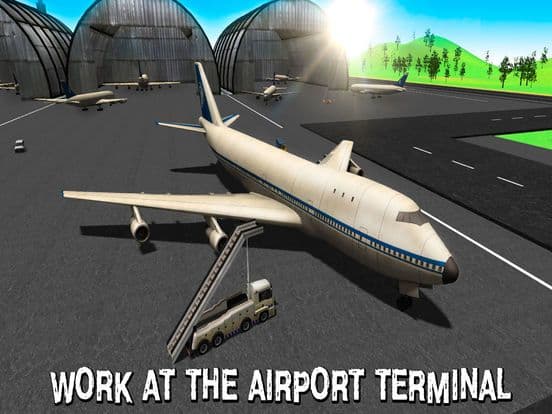 Airport Service Driving Simulator 3D Full screenshot 2