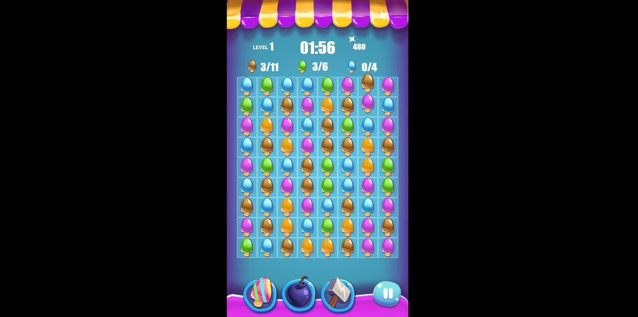 Ice Cream Frenzy-Match 3