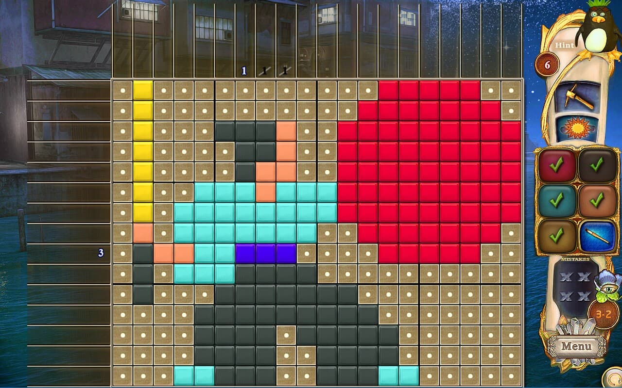 Fantasy Mosaics 34: Zen Garden screenshot 2