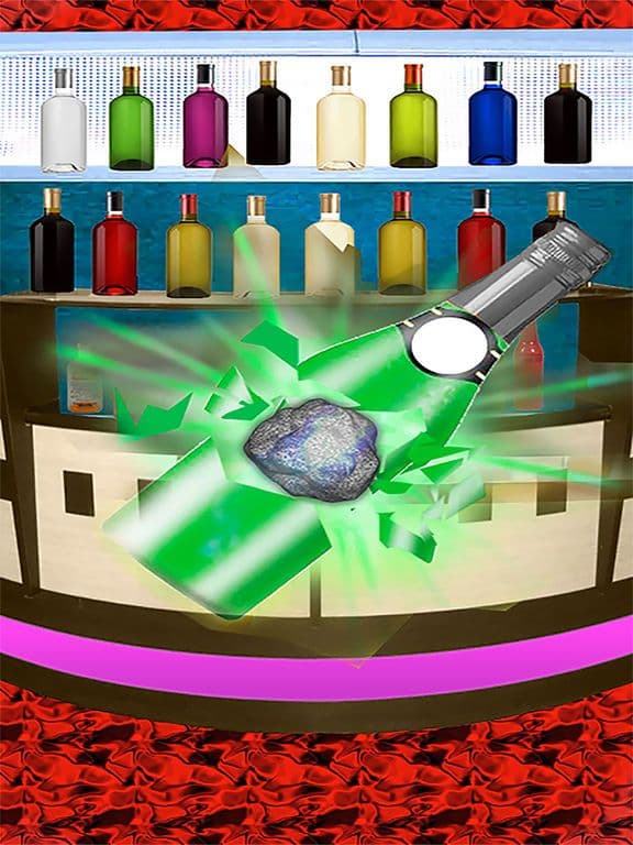 Bottle Shoot With Stone - 3D Bottles Shootout Training with rocks and Stones screenshot 4