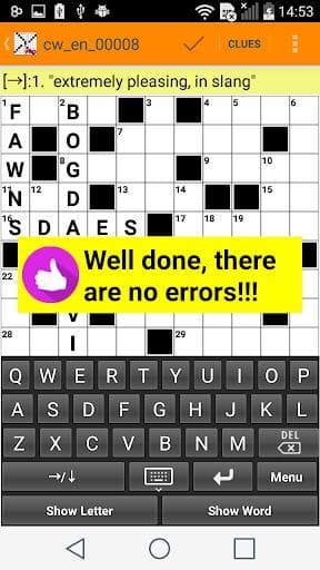 US Style Crossword Puzzles English screenshot 6