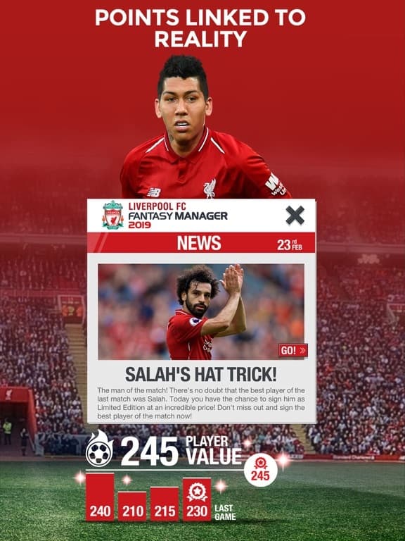 LIVERPOOL FC FANTASY MANAGER screenshot 4