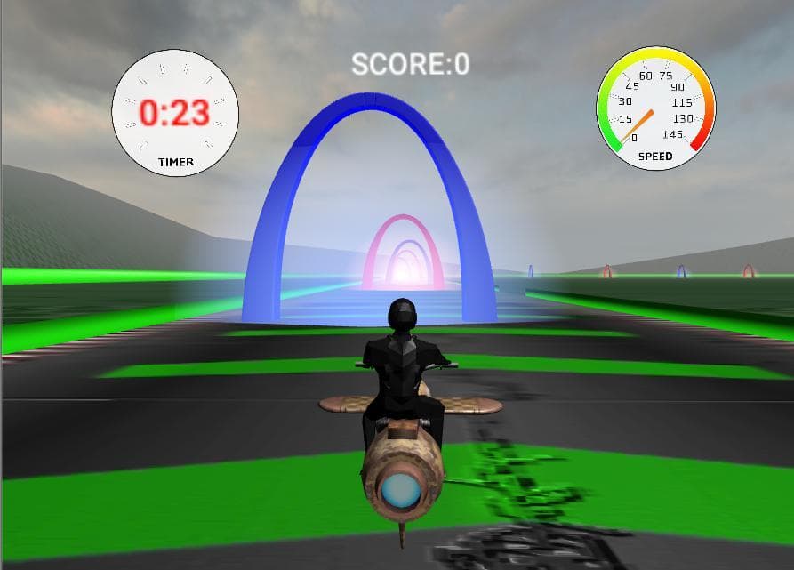 VR HOVERBIKE (for Cardboard VR Headsets) screenshot 3