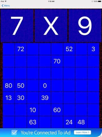 Math Tapper Free: Multiply and Find screenshot 5