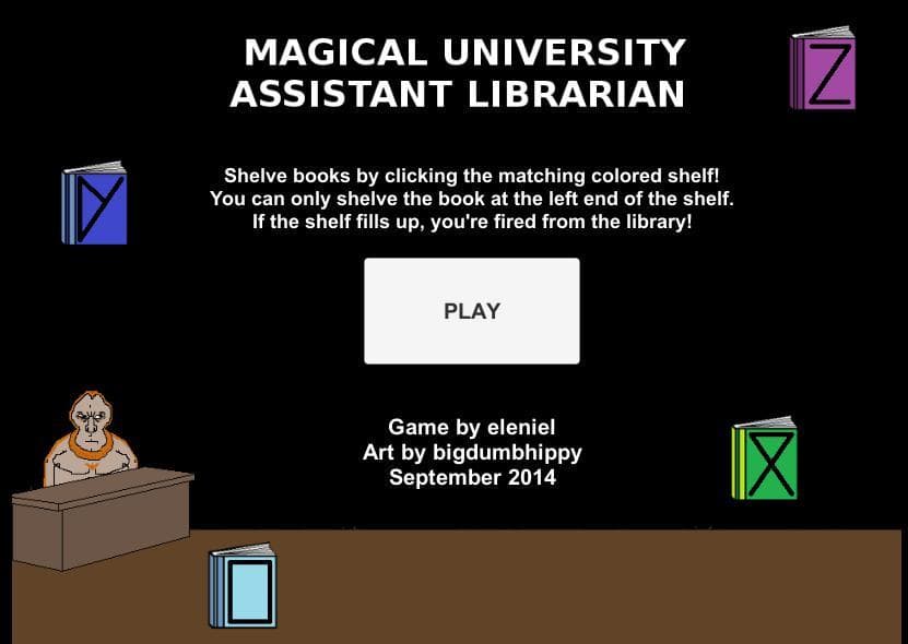 Magical University Assistant Librarian (WEB VERSION)
