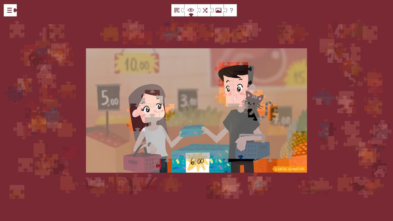 How Buddys parents met - jigsaw puzzle screenshot 5