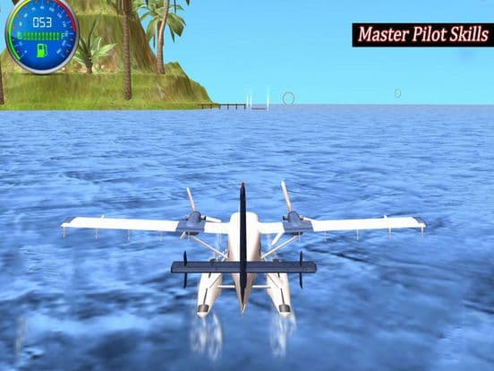 Flying Sea Stunts 3D screenshot 2