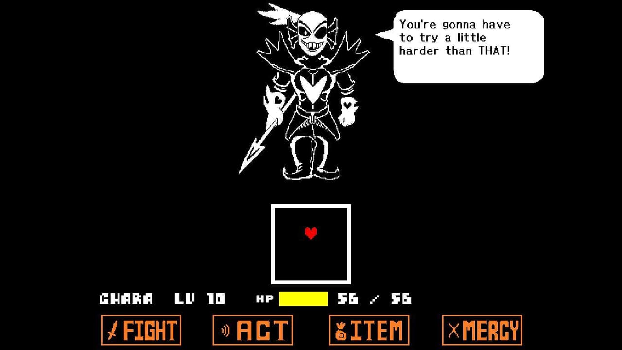 Undyne the Undying fight remake screenshot 2