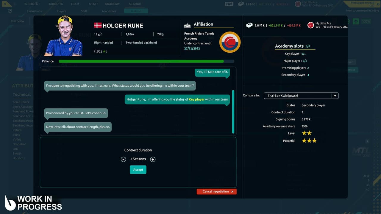 Tennis Manager 2022 screenshot 4