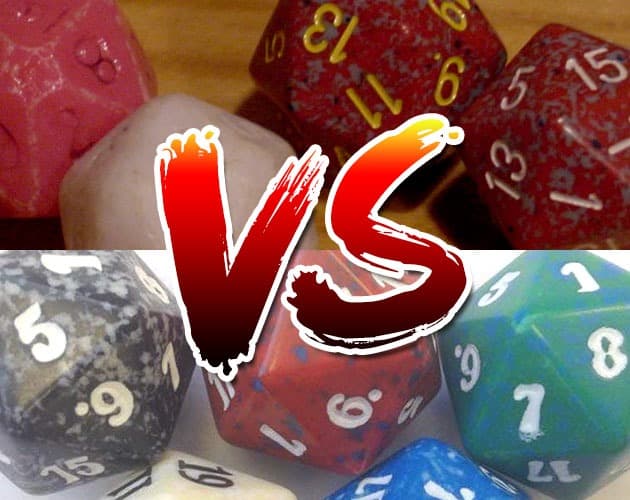 D20 vs Spindown Dice