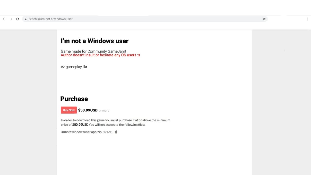 Im not a Windows user screenshot 3