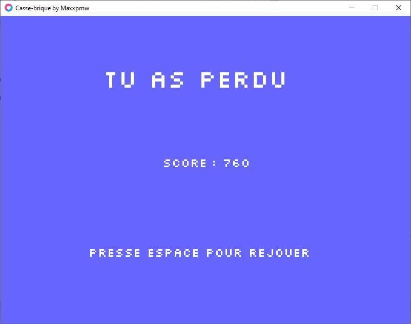 Casse brique by maxxpmw screenshot 5
