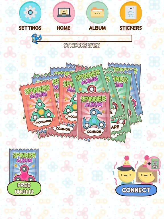 Spinner Album - Sticker Book