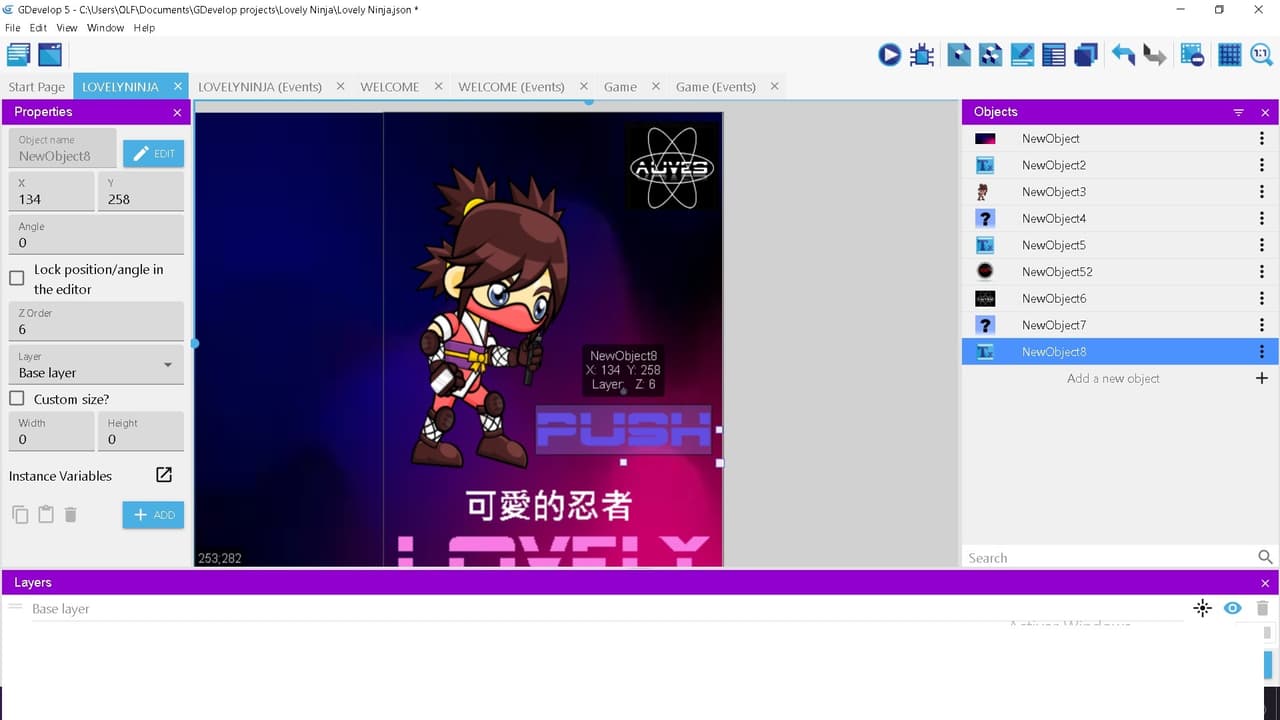 LOVELY NINJA screenshot 2