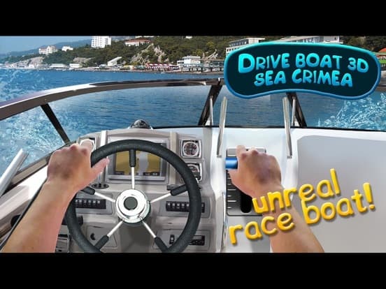 Drive Boat 3D Sea Crimea screenshot 2