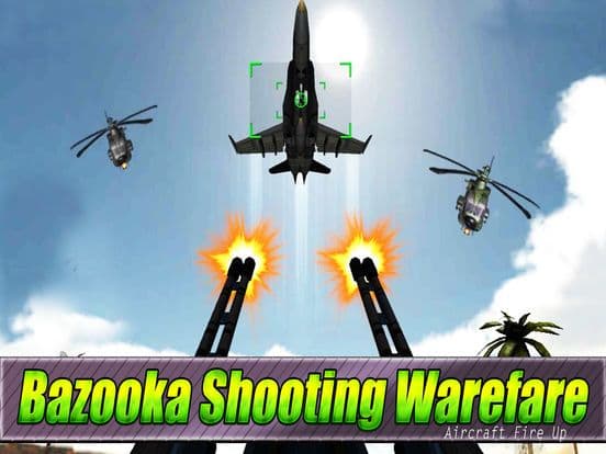 Bazooka Shooting Warefare Aircraft Fire Up Pro screenshot 2