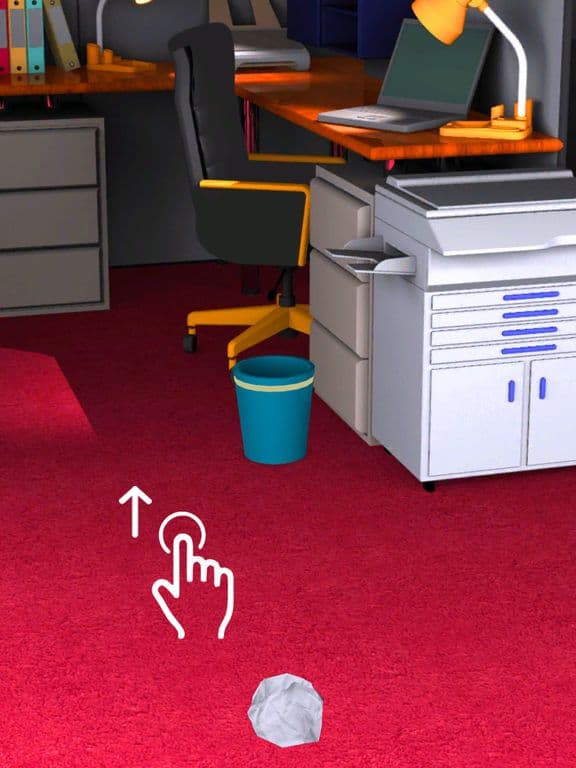 Paper Throw - Aim and Toss screenshot 2