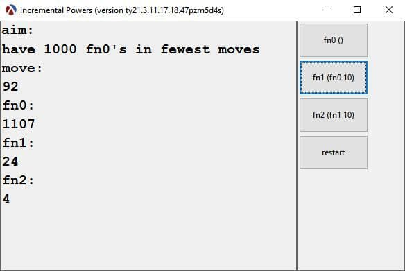 Incremental Powers