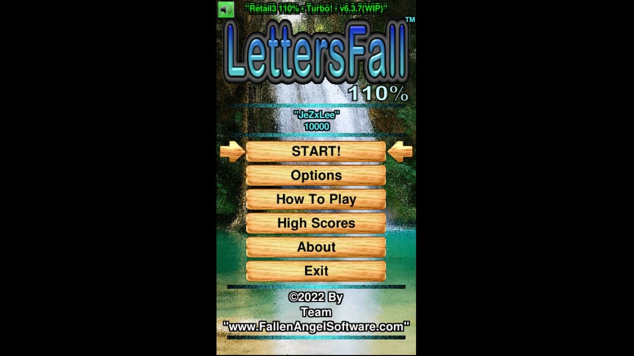 LettersFall 110% - 100% FREE Word Game! screenshot 2
